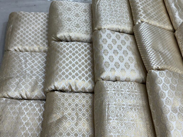 dyeable brocade(banarsi) fabric